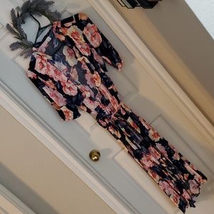 Floral Wrap Dress